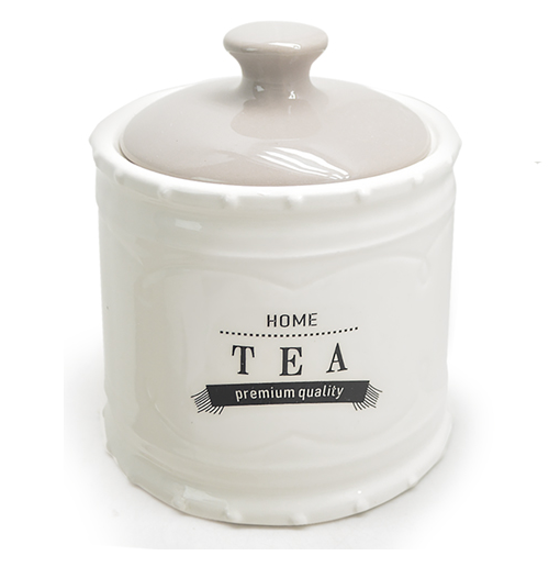 Банка для чая Stenson Prestige MC4054-T 600 мл Белый (540997)