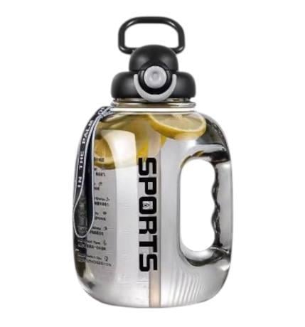 Пляшка для води SPORTS з харчового пластику 2500 мл Чорний (2865568680)