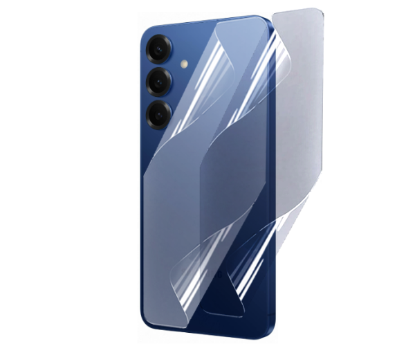 Противоударная гидрогелевая пленка Hydrogel Film для Samsung Galaxy S25 Plus на заднюю панель Transparent (PL-3886)
