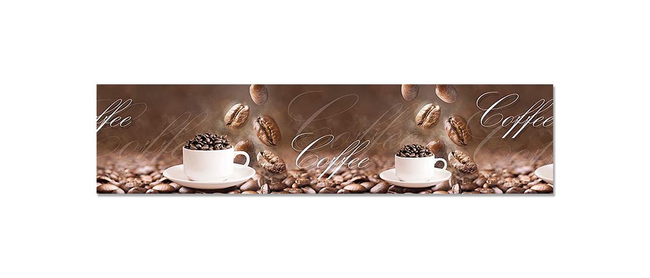 Наклейка виниловая на кухню Zatarga Зерна кофе Coffee 600х2500 мм (1274515386)