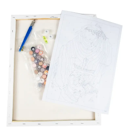 Картина за номерами Strateg Пристрастне побачення з лаком та рівнем 40x50 см (VA-2592) - фото 4 Картина за номерами Strateg Пристрастне побачення з лаком та рівнем 40x50 см (VA-2592) - фото 4