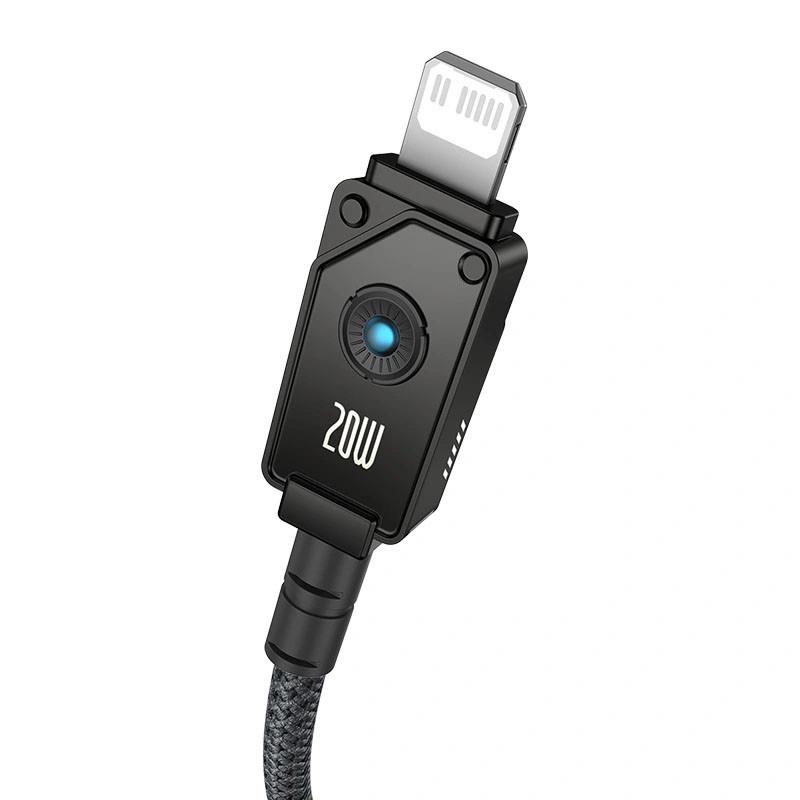 Дата-кабель BASEUS Unbreakable Series Fast Charging Type-C to Lightning 20 W 1 м Cluster Black (P10355803111-0) - фото 2