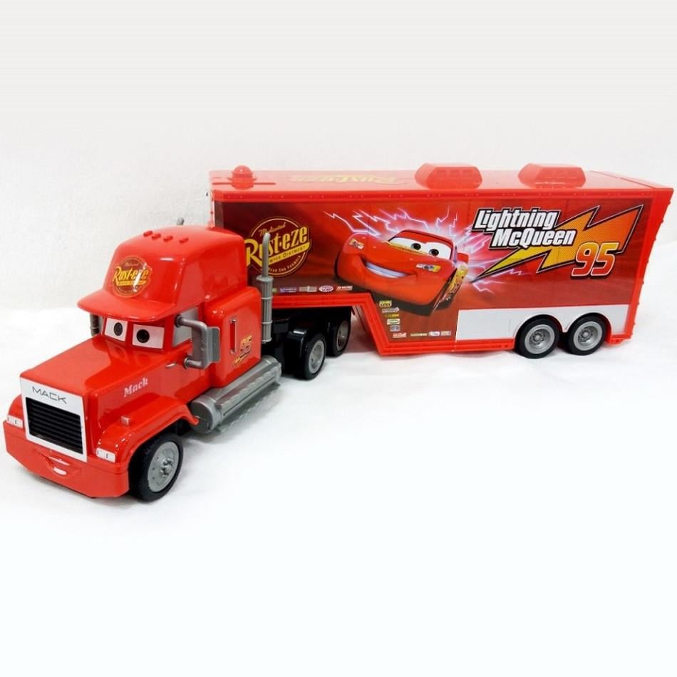 Игрушечная техника Cars Lightning McQueen Грузовик с прицепом инерционный 49 см (32551214)
