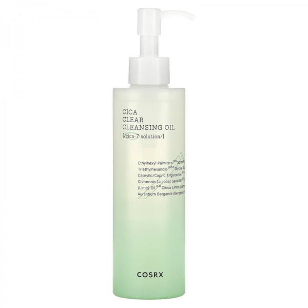 Масло Cosrx Pure Fit Cica Clear Cleansing для лица с сильными успокаивающими свойствами 200 мл