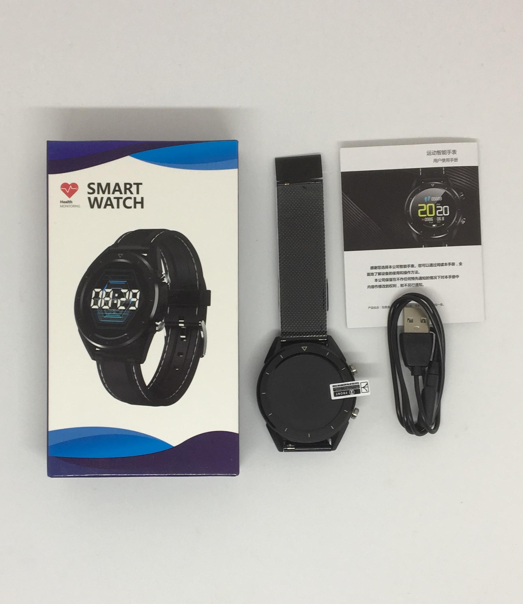 Розумний годинник No.1 DT28 з ЕКГ і пульсоксиметр Чорний - фото 5