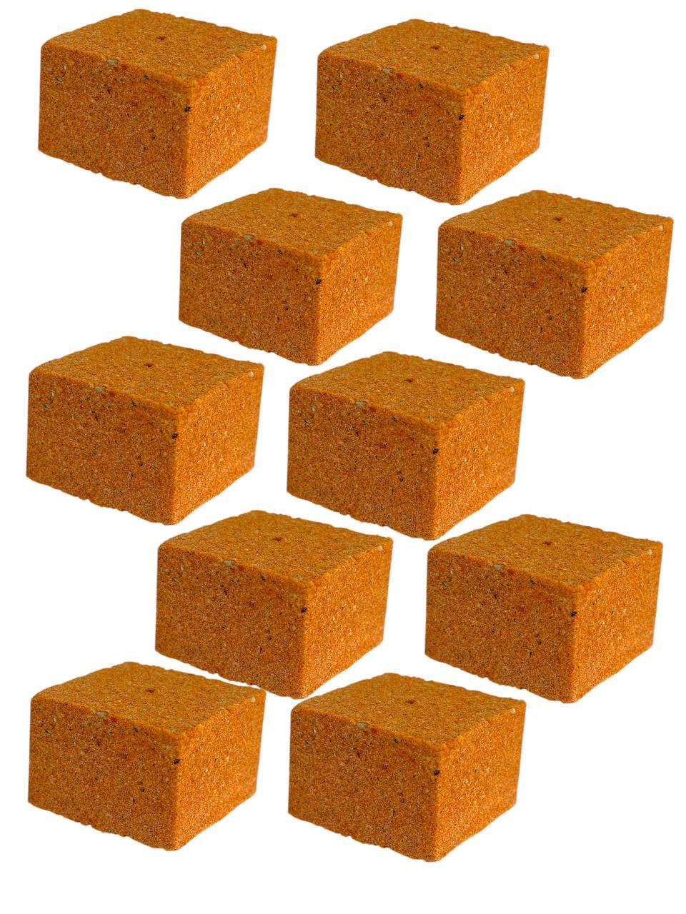 Жмых-кубик для макушатника Art Fishing вкус Африканская муха с отверстием 10 шт. (3008688144)