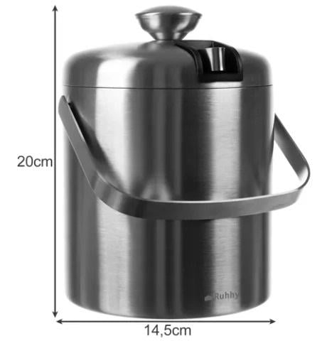 Набор бармена ведерко для льда/щипцы/ложка для охлаждения напитков на вечеринках - фото 2