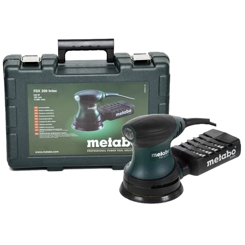 Шліфмашина ексцентрикова metabo FSX 200 Intec (609225500)