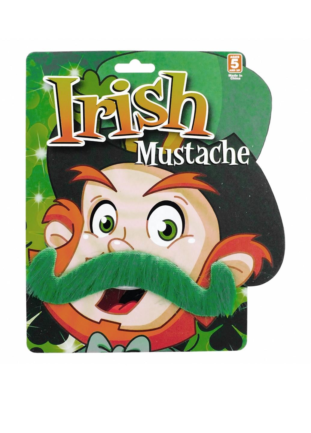 Усы Патрик накладные Зеленый (19-441-1)