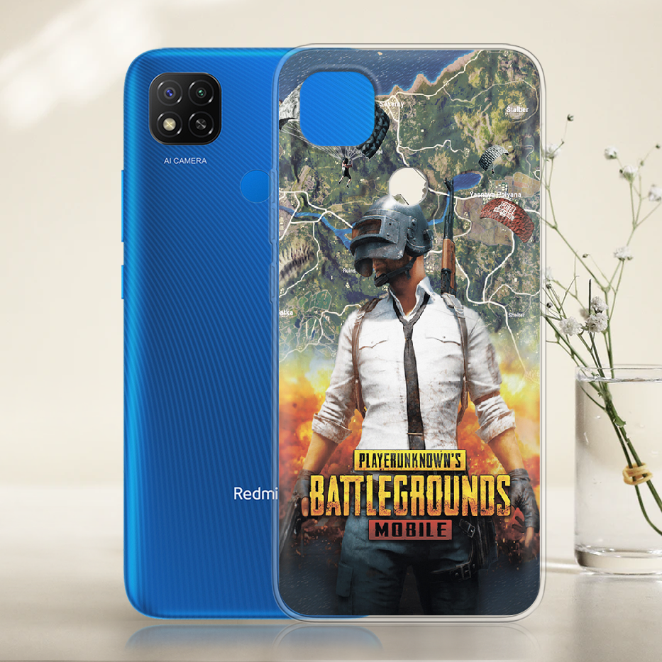 Чехол Boxface Xiaomi Redmi 9C PUBG Mobile Прозрачный силикон (40879-up2309-40879) - фото 2