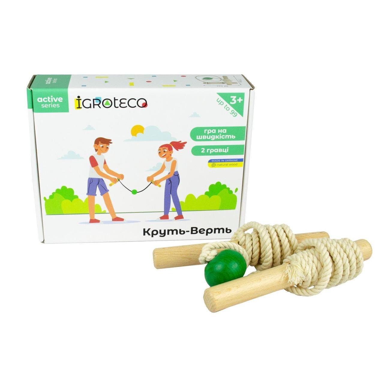 Іграшка розвиваюча дерев'яна Igroteco Круть-Верть (2736717371)