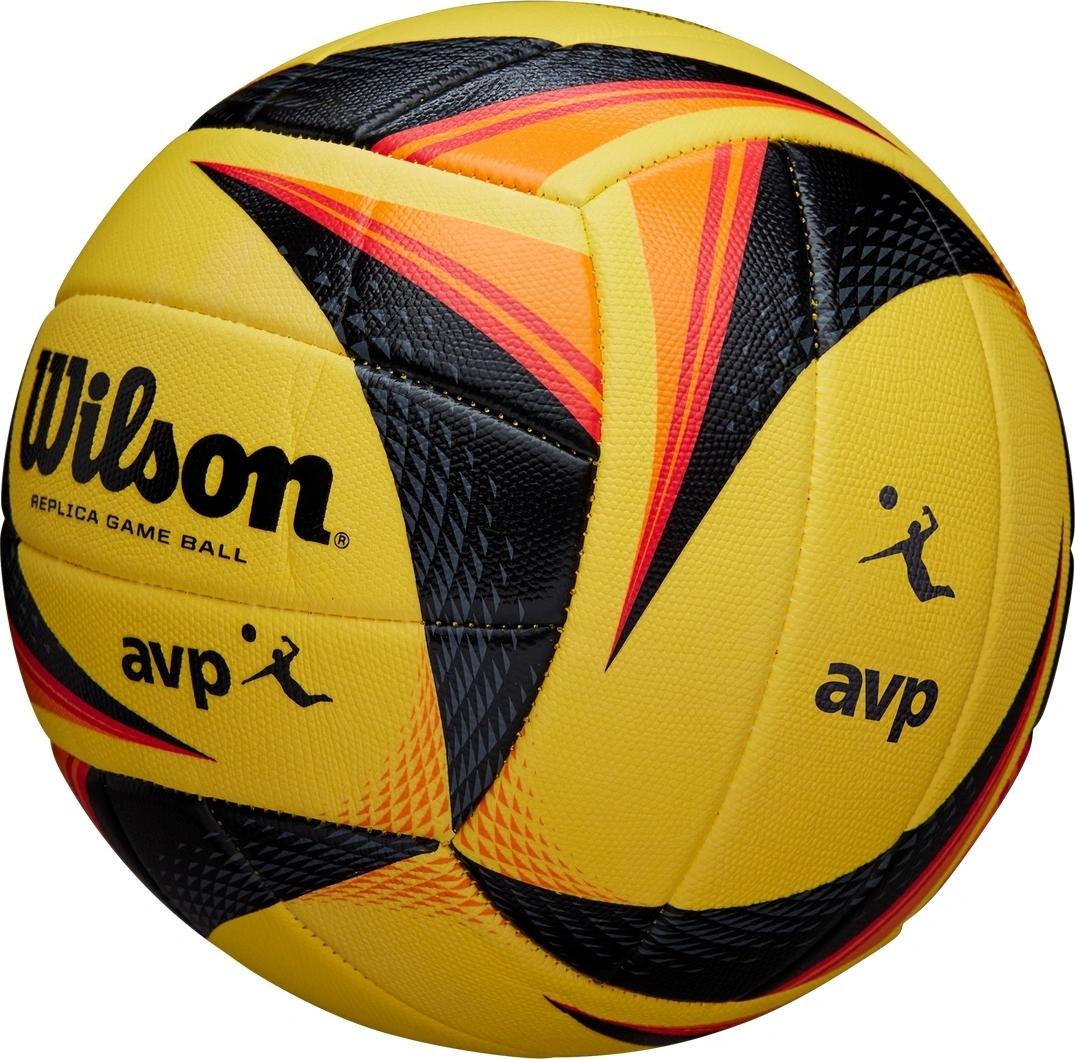 М'яч для пляжного волейболу Wilson AVP OPTX REPLICA р. 5 Жовто-червоний (WTH01020XB) - фото 3