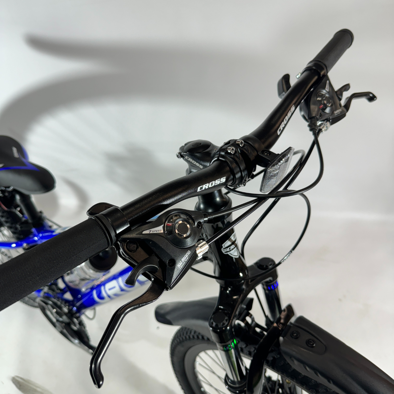 Велосипед Cross URUS 2024 24" алюминиевая рама-11" Синий - фото 2 Велосипед Cross URUS 2024 24" алюминиевая рама-11" Синий - фото 2