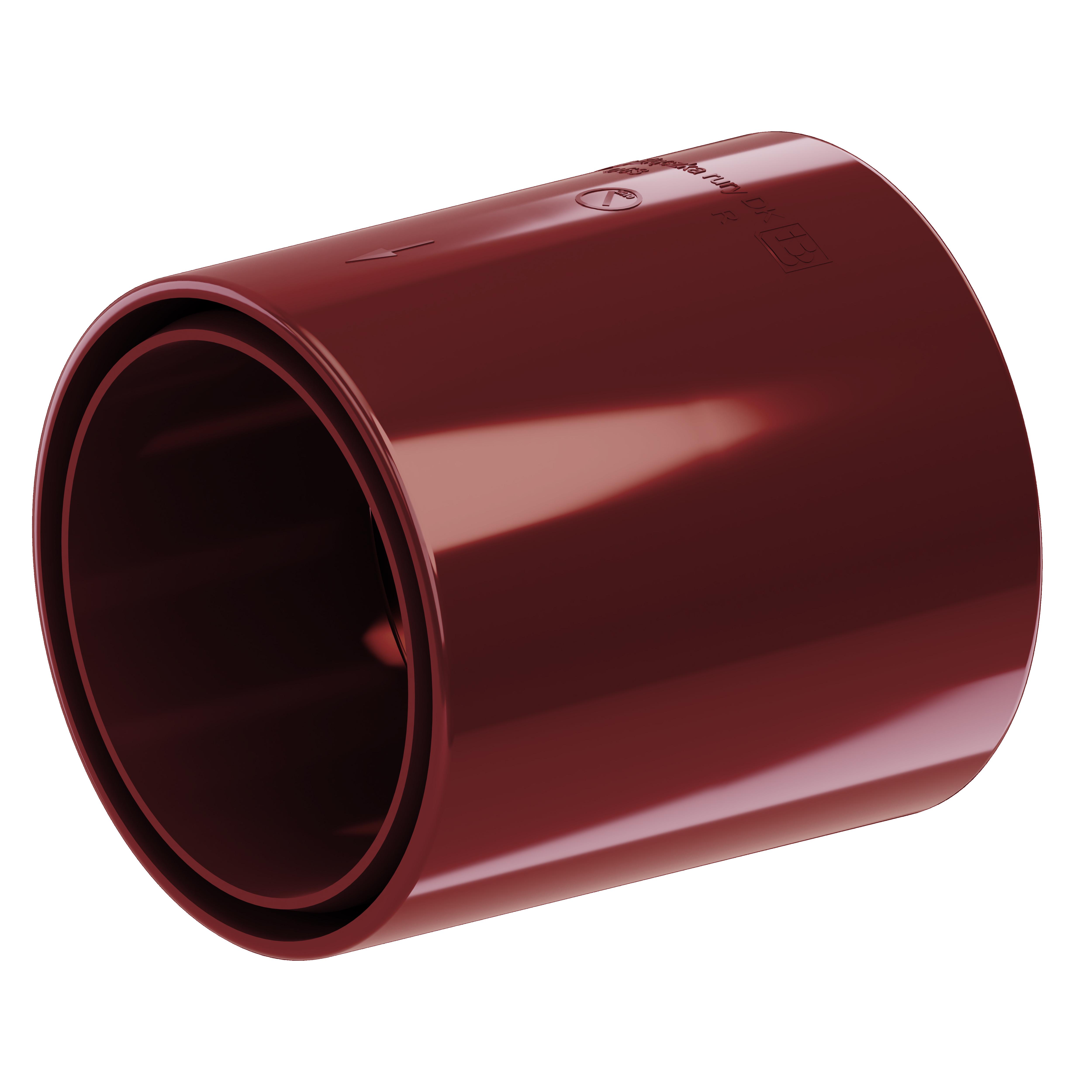 Муфта трубы KROP 63 мм Красный (2312) Муфта трубы KROP 63 мм Красный (2312)