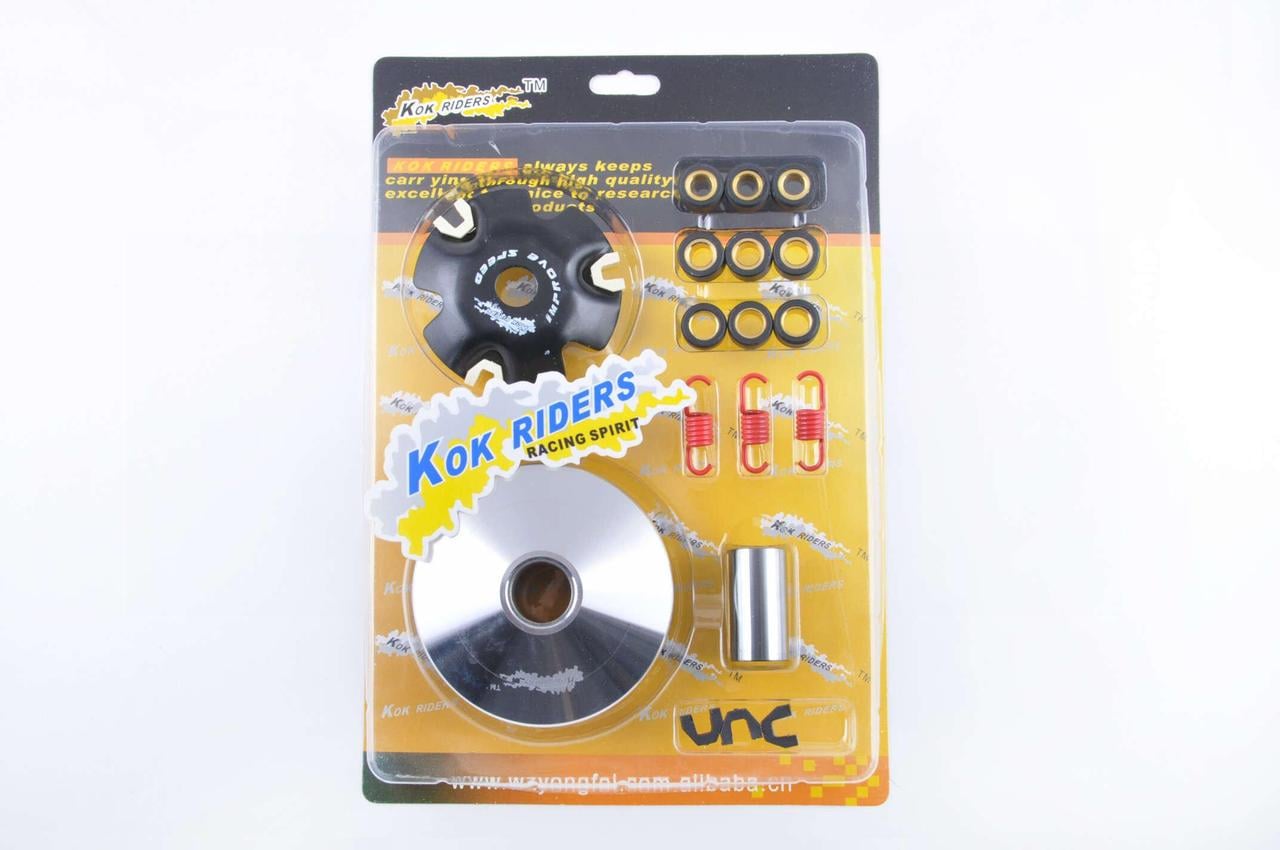 Вариатор передний тюнинг KOK RIDERS 4T GY6 50 ролики/палец/пружины/колеса (2177146751)