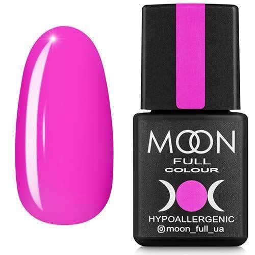 Гель-лак Moon Full Сolor Hypoallergenic Gel Рolish 8 мл №118 Неоново-рожевий