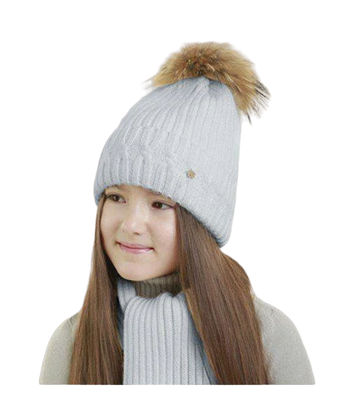 Шапка дитяча Elf Валенсія р. 52 Світло-сірий (OK001297)
