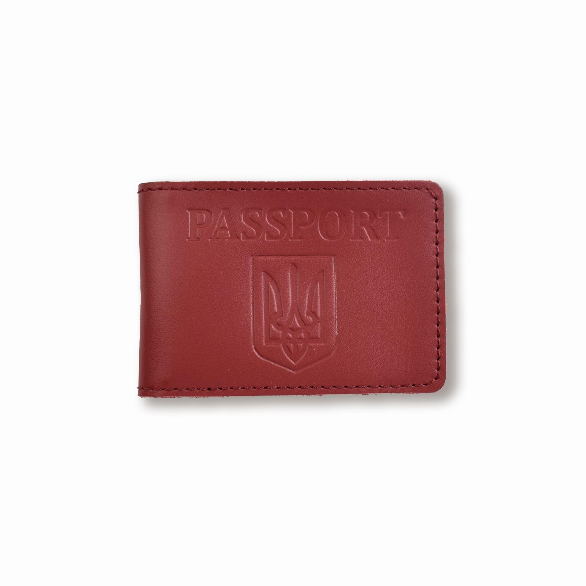 Обложка для ID-карты PASSPORT с гербом Красный