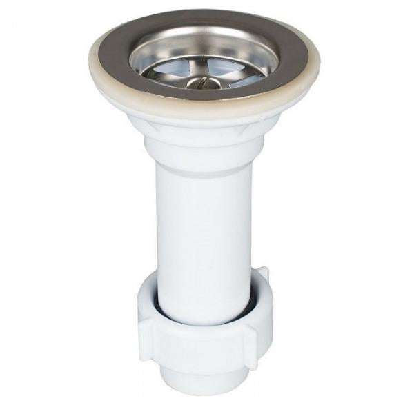 Слив для кухонной мойки SoloPlast У0100.3100 Хром (127293) Слив для кухонной мойки SoloPlast У0100.3100 Хром (127293)