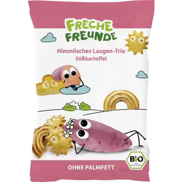 Снеки Freche Freunde снеки с бататом 80 г