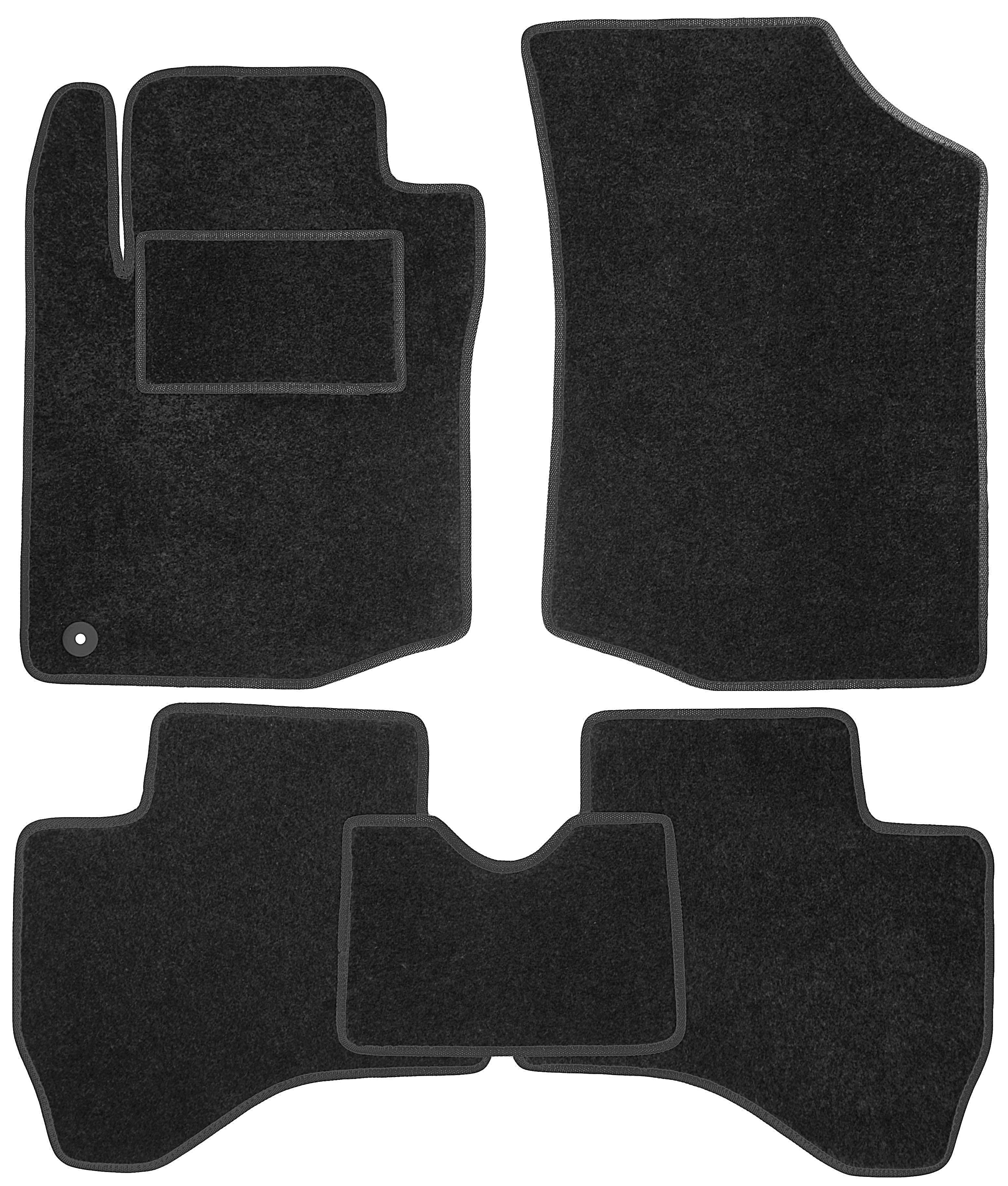 Коврики в салон Стандарт для Toyota Aygo 2005-2014 текстильные Черный (21164)