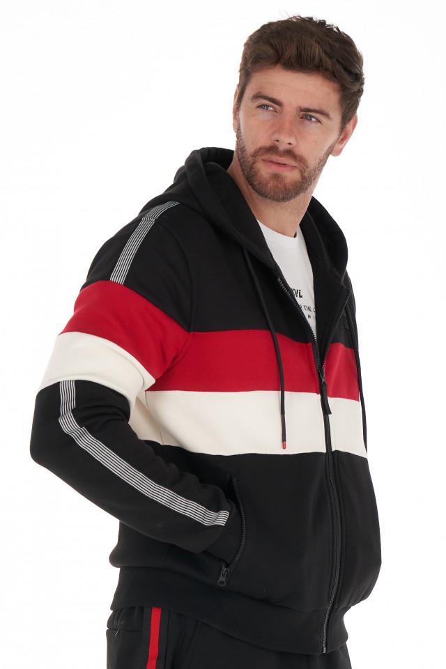 Світшот чоловічий Kvl 10302113 XL Чорний - фото 2 Світшот чоловічий Kvl 10302113 XL Чорний - фото 2