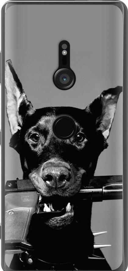Чехол на Sony Xperia XZ3 H9436 Доберман (2745u-1540-42517)