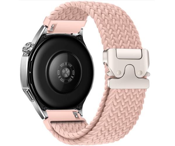 Ремешок универсальный Textile Lock для смарт-часов 18 мм Розовый (49466)
