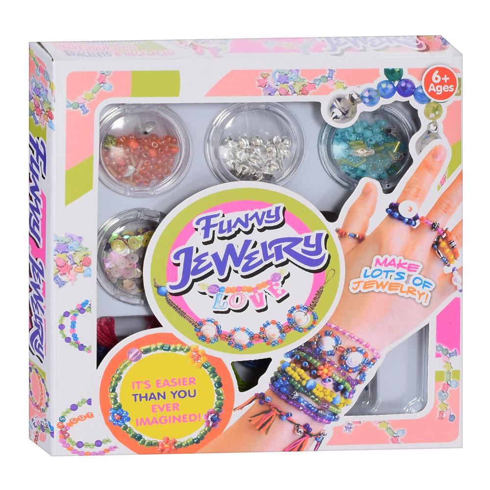 Набор для рукоделия бисер/бусины/нити/паетки (2363-96AB)