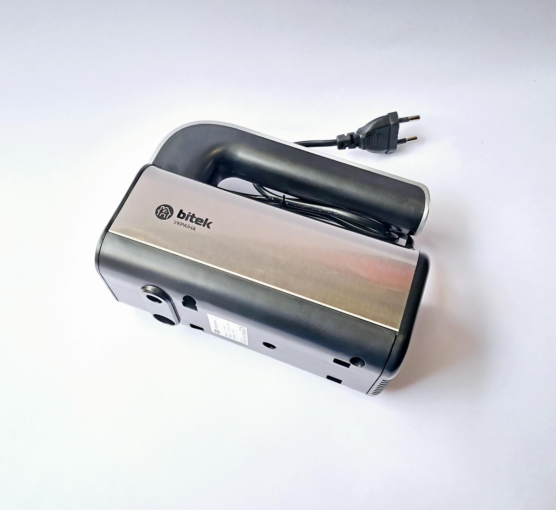 Миксер ручной BITEK из нержавейки 1600 Вт Серый (BT-6664) - фото 5 Миксер ручной BITEK из нержавейки 1600 Вт Серый (BT-6664) - фото 5