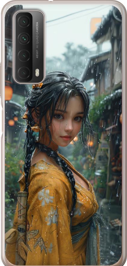 Чехол на Huawei P Smart 2021 Anime-girl (6133u-2100-42517)