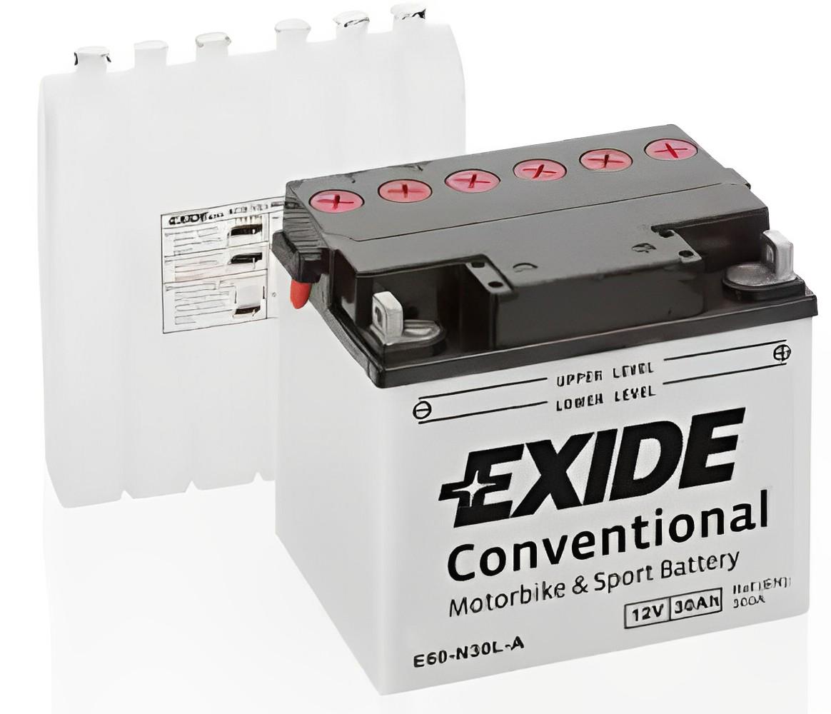 Аккумулятор EXIDE R EN300 30 Ah-12 V 185х128х168 мм (E60-N30L-A) Аккумулятор EXIDE R EN300 30 Ah-12 V 185х128х168 мм (E60-N30L-A)