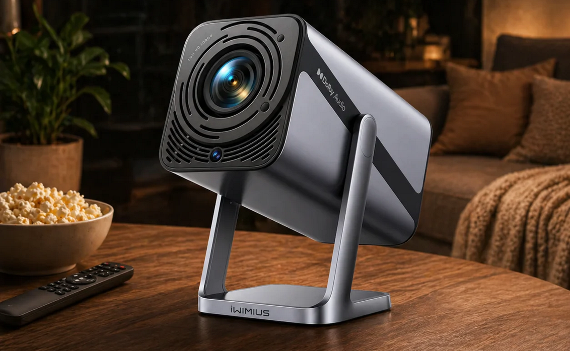 Проектор iWIMIUS S29 30000 люмен Smart 1080P 4K Wi-Fi6 Bluetooth 360° (3023460613)