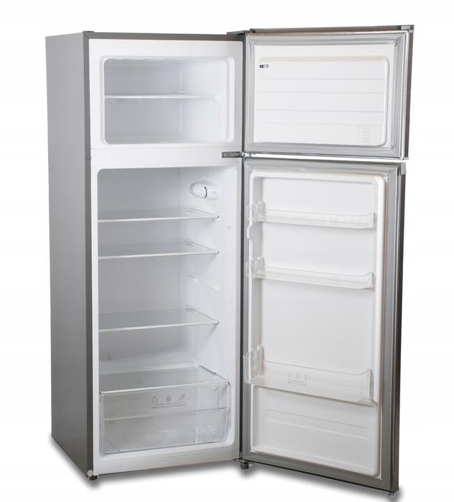 Холодильник двокамерний Vivax DD-207S із верхньою морозильною камерою 207 л 143 см Сріблястий (CNT00007436)