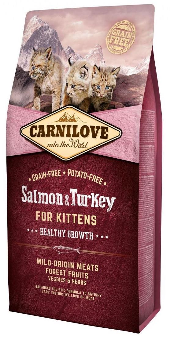 Корм беззерновой для котят Carnilove Cat Salmon & Turkey Kitten 6 кг (1789920046) - фото 1 Корм беззерновой для котят Carnilove Cat Salmon & Turkey Kitten 6 кг (1789920046) - фото 1