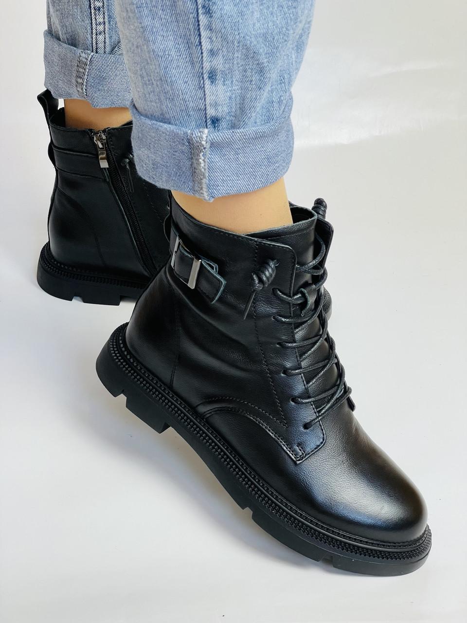 Ботинки женские осенние Farinni р. 37 24,0 см Черный (2653)