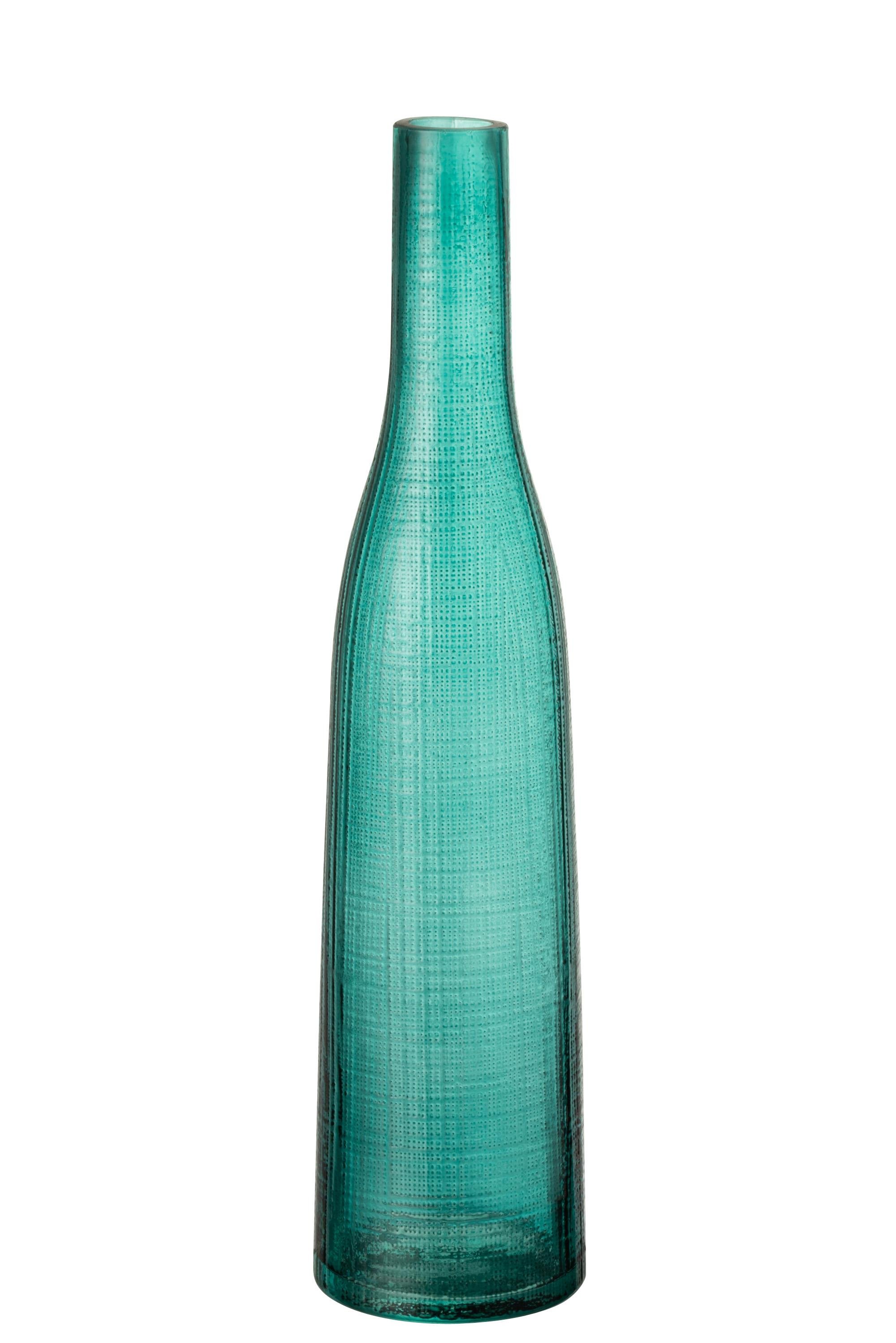 Ваза стеклянная J-LINE узкая 38 см Голубой (964) Ваза стеклянная J-LINE узкая 38 см Голубой (964)