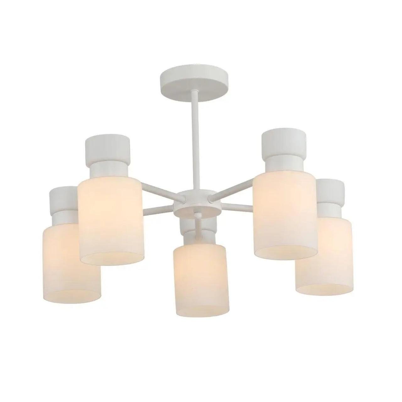 Люстра Sirius на пять матовых плафонов под лампу Е27 Белый (G 07471/5 Matte White)