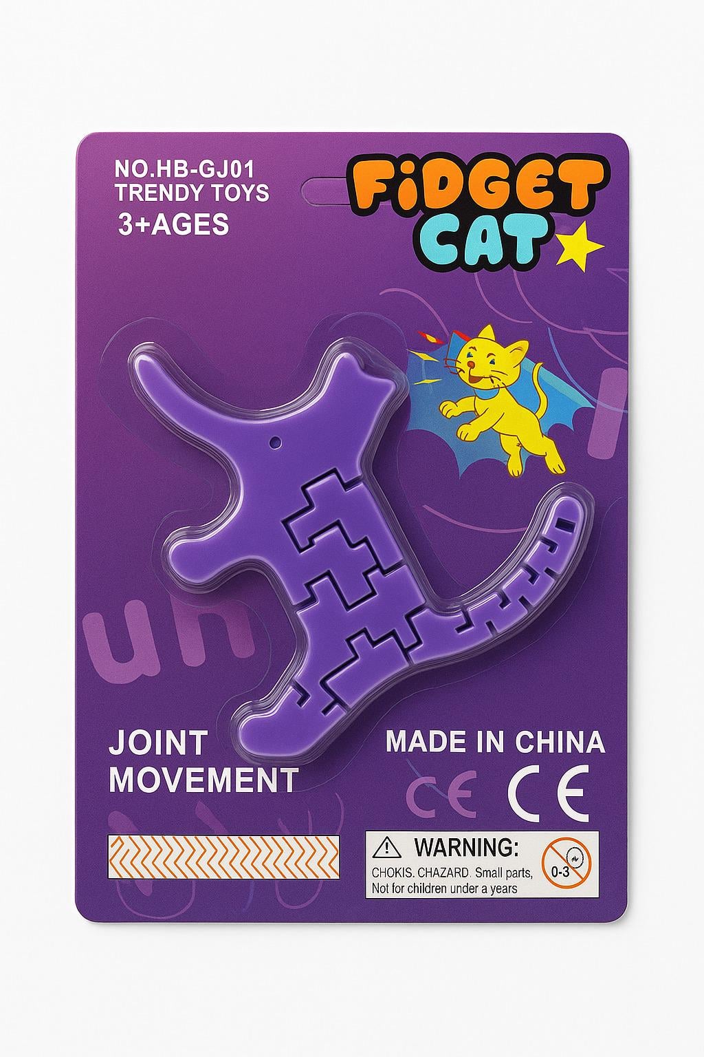 Игра-антистресс Кот 13,5 см (HB-GJ01)