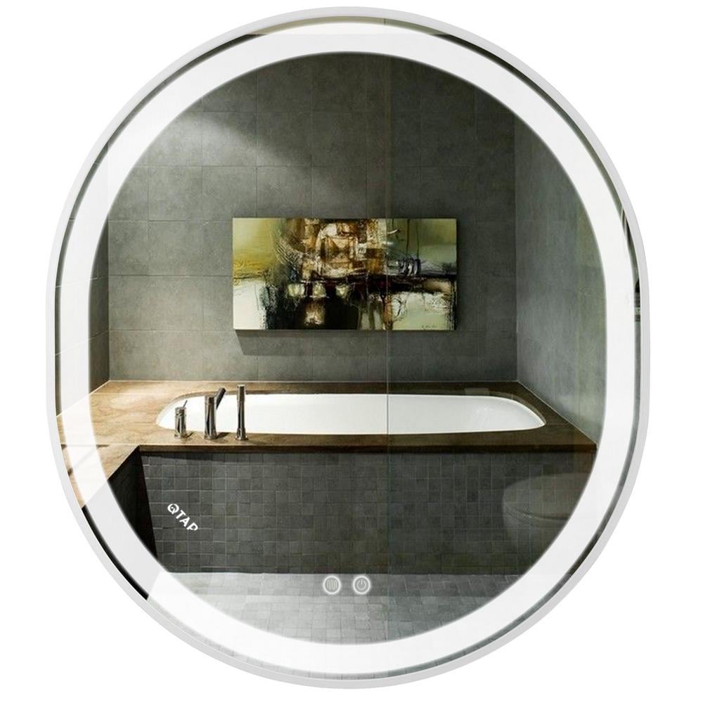 Дзеркало Q-tap Gemini QT2578R8071W з LED підсвічуванням 80x70 см (240762)