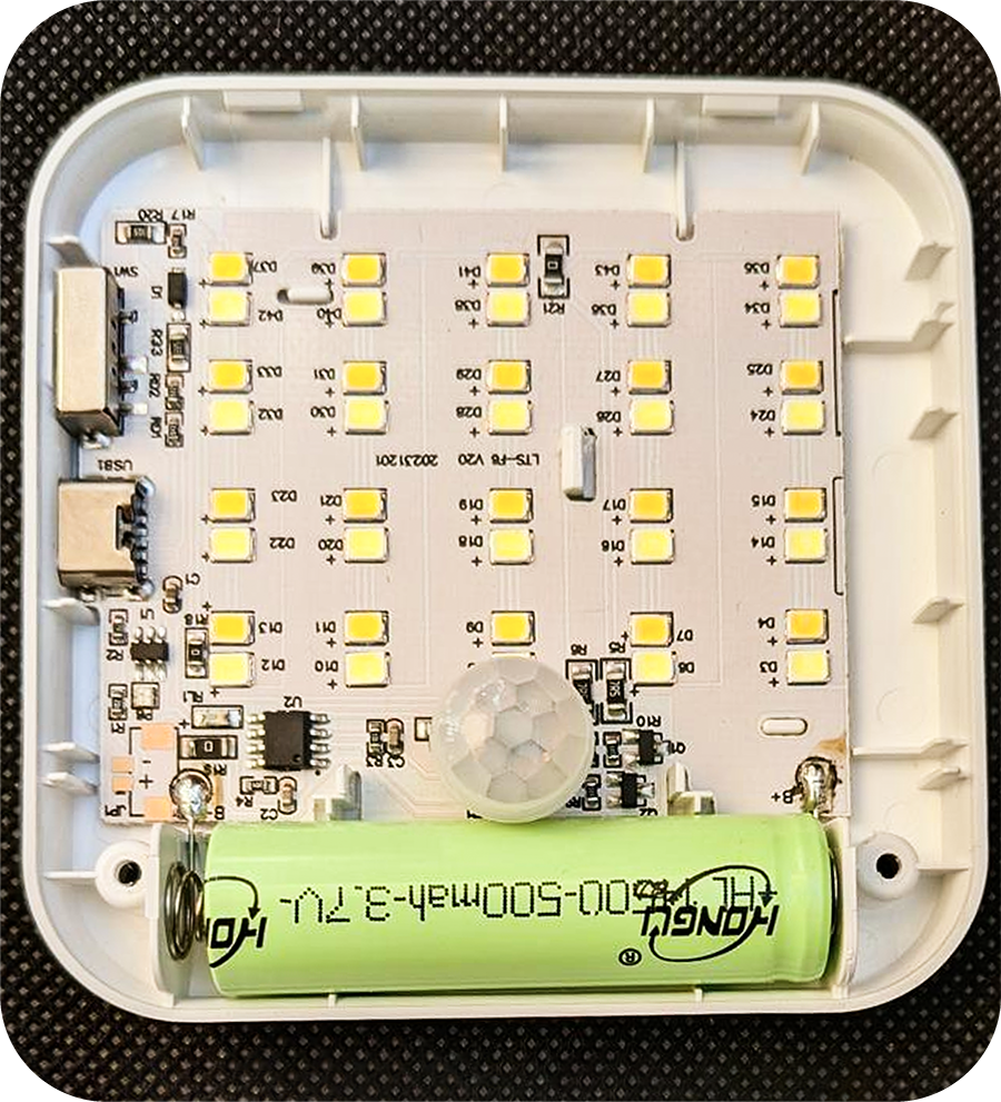 Светильник беспроводной с датчиком движения Moon Light ML-9 Холодный белый (21477146) - фото 11