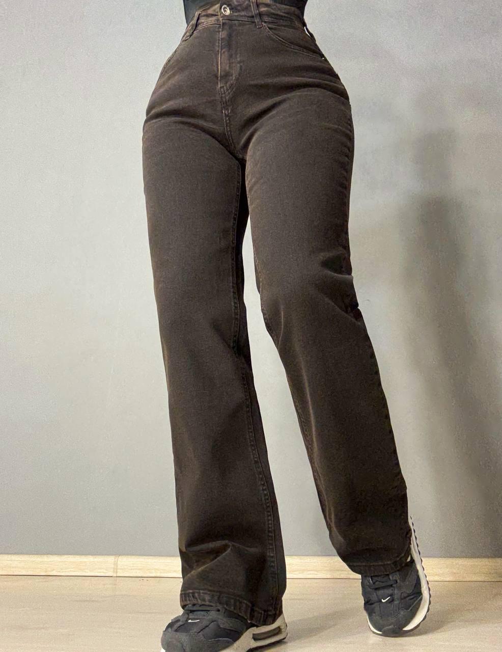 Джинси жіночі Sherocco 4045 boot cut прямі стрейчеві р. 29 Коричневий (5886)