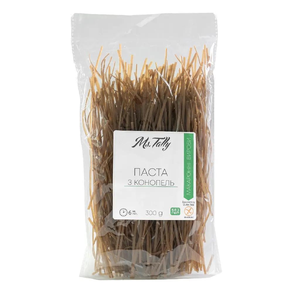Паста з конопель Ms. Tally без глютену 300 г Паста з конопель Ms. Tally без глютену 300 г