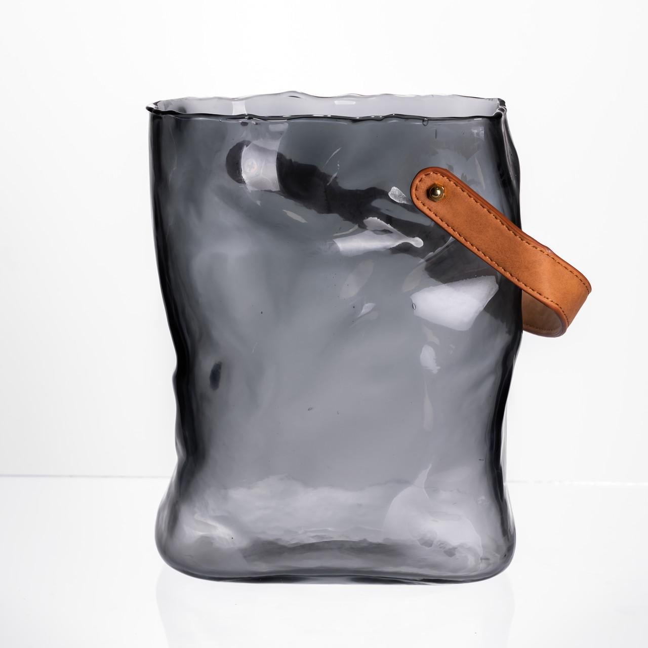 Ваза декоративная стеклянная Light House LG-30215-2800 GR 25 см 2,8 л Серый (123926)