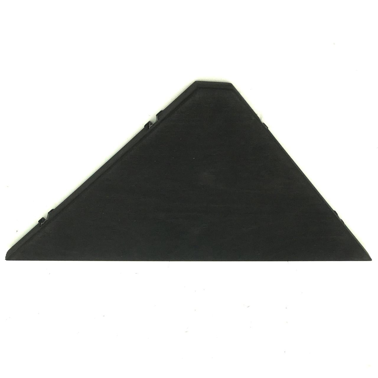 Полка настенная угловая из дерева Пунта 35 Венге (УНП-350412)