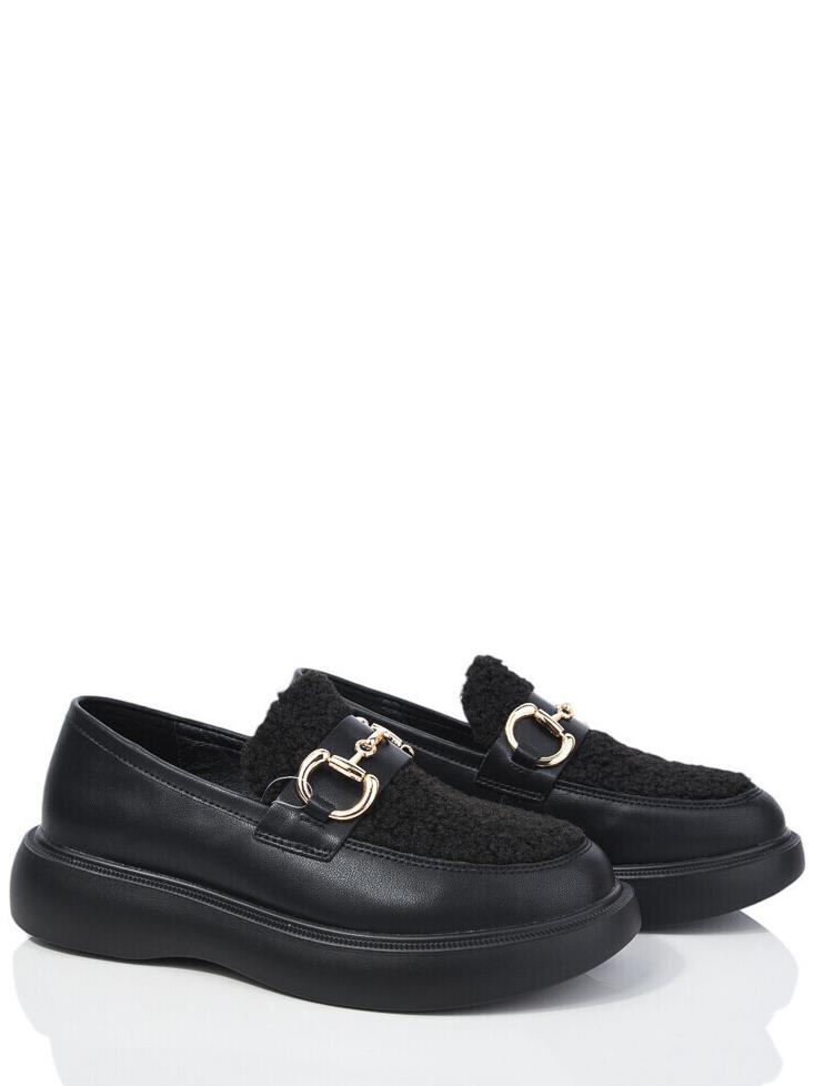 Лоферы кожаные ITTS AAN305-6 р. 37 Черный