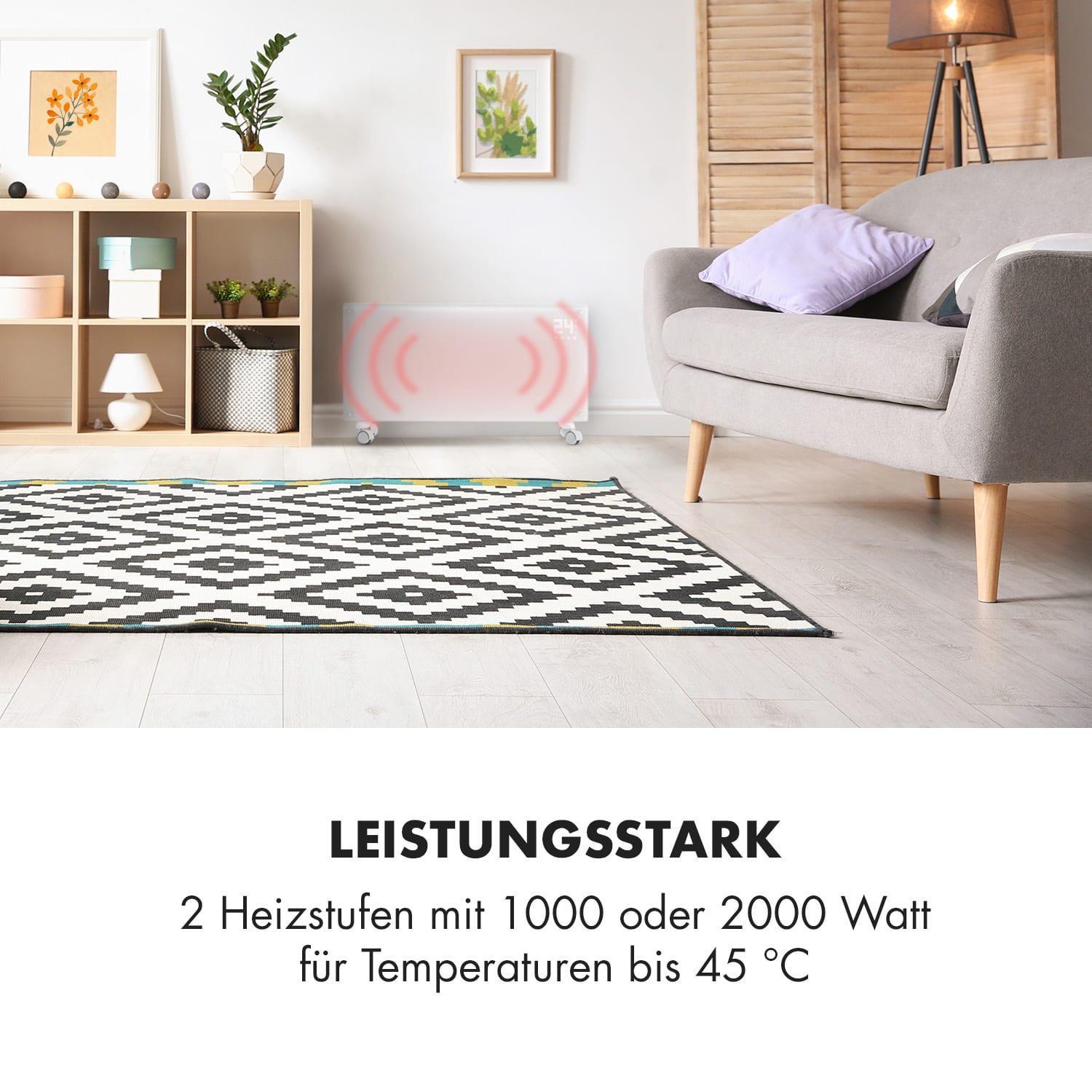 Обогреватель конвекторный KLARSTEIN Bornholm Smart WiFi 2000 Вт (10034390) - фото 6