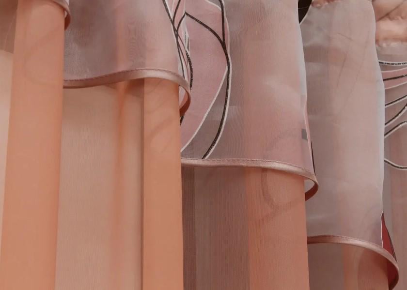 Гардина кухонная с аркой 270х170 см Терракотовый (036к) - фото 5 Гардина кухонная с аркой 270х170 см Терракотовый (036к) - фото 5