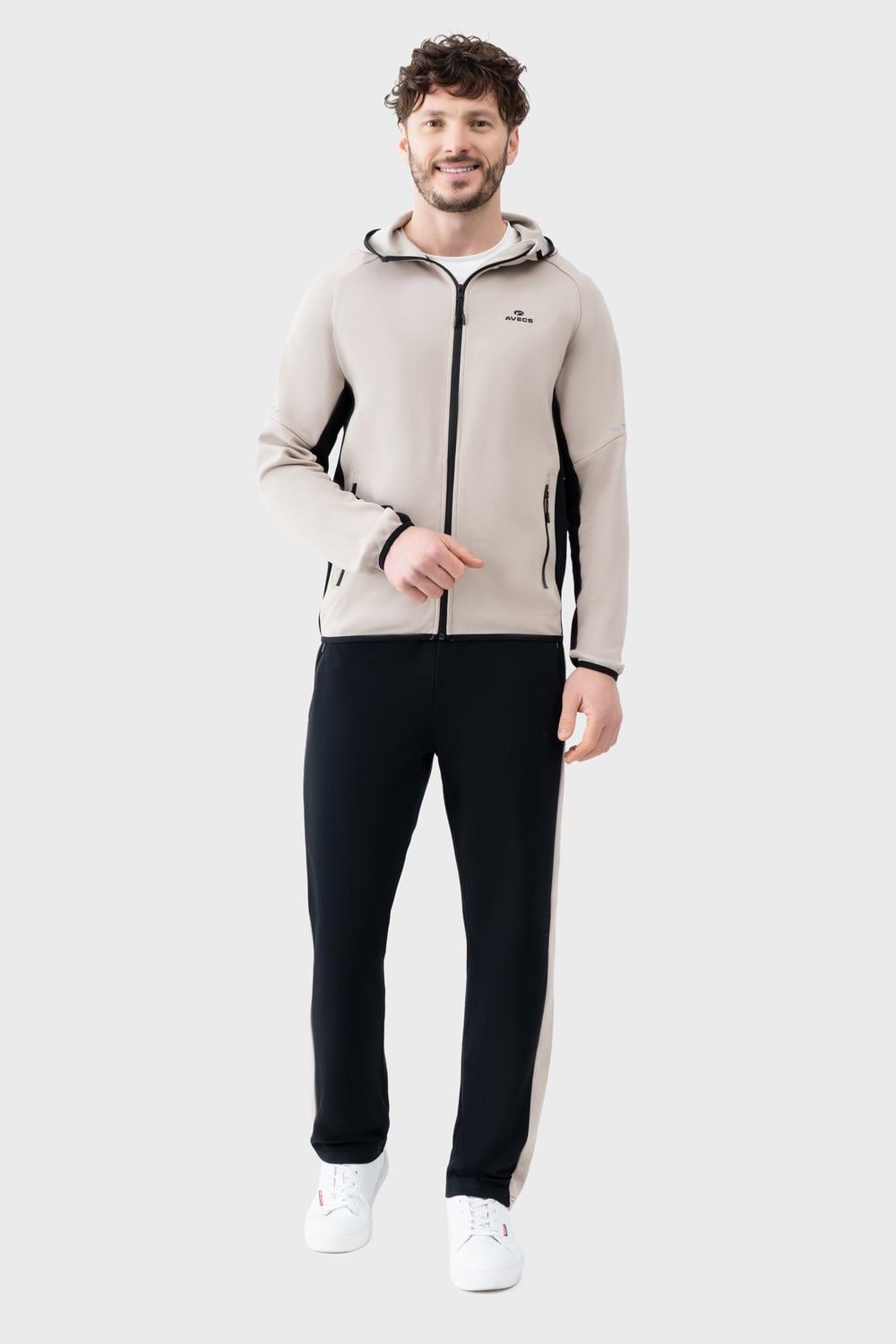 Спортивный костюм мужской Avecs трикотажный L Бежевый (50617/8-L)