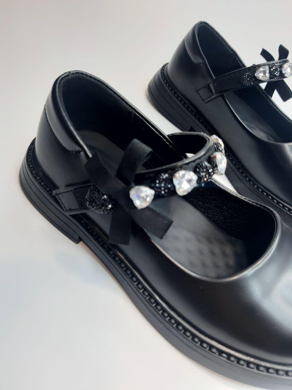 Туфлі дитячі Clibee для дівчинки р. 31 19 см Чорний (637 black) - фото 5 Туфлі дитячі Clibee для дівчинки р. 31 19 см Чорний (637 black) - фото 5